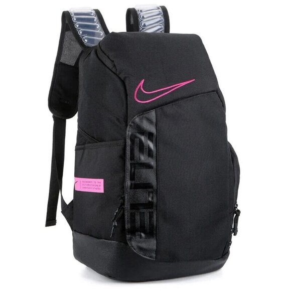 Nike Elite Pro Basketball Backpack Black/Pink Breast Cancer Awareness - Picture 1 of 6